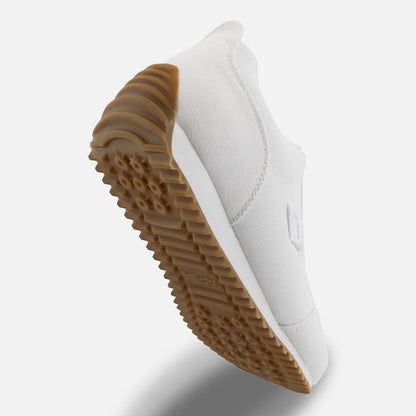 Apexfoot Women's Balmoral Lace Up Canvas - White