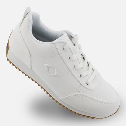 Apexfoot Women's Balmoral Lace Up Canvas - White