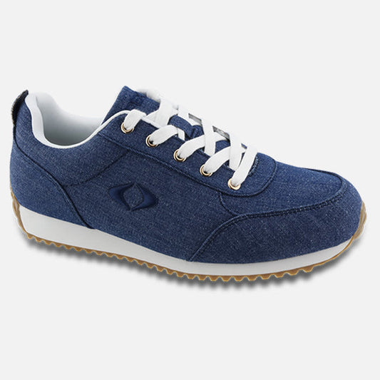 Apexfoot Women's Balmoral Lace Up Canvas - Navy