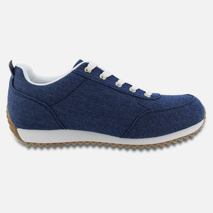 Apexfoot Women's Balmoral Lace Up Canvas - Navy