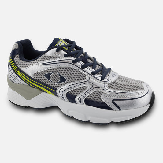 Apexfoot Men's Boss Runner Active Shoe - X Last - Silver / Gray