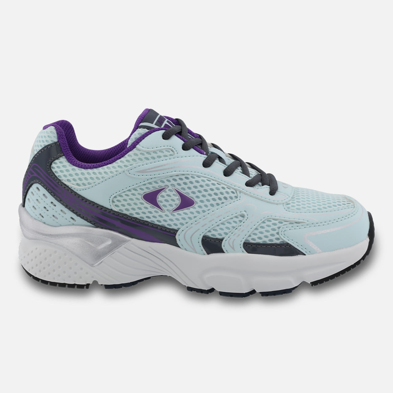 Apexfoot Women's Boss Runner Active Shoe - X Last - Seafoam / Purple