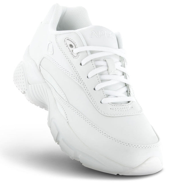 Apexfoot Women's Lace Walking Shoe - X Last - White