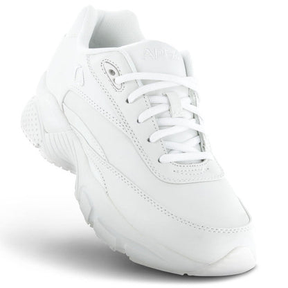 Apexfoot Women's Lace Walking Shoe - X Last - White