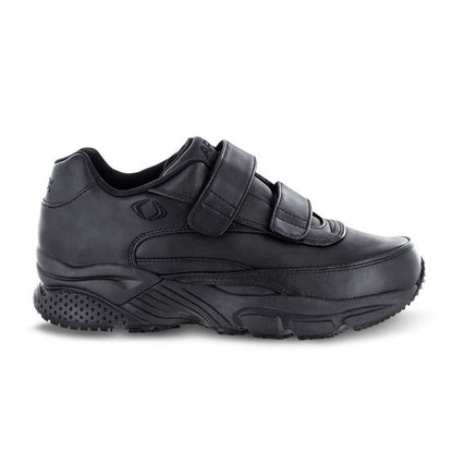 Apexfoot Men's Strap Walking Shoe - X Last - 2-Strap - Black