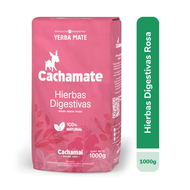 Pampa Direct Cachamai Cachamate Yerba Mate Mixed Herbs Boldo, Mint & Pennyroyal, 1 kg / 2.2 lb