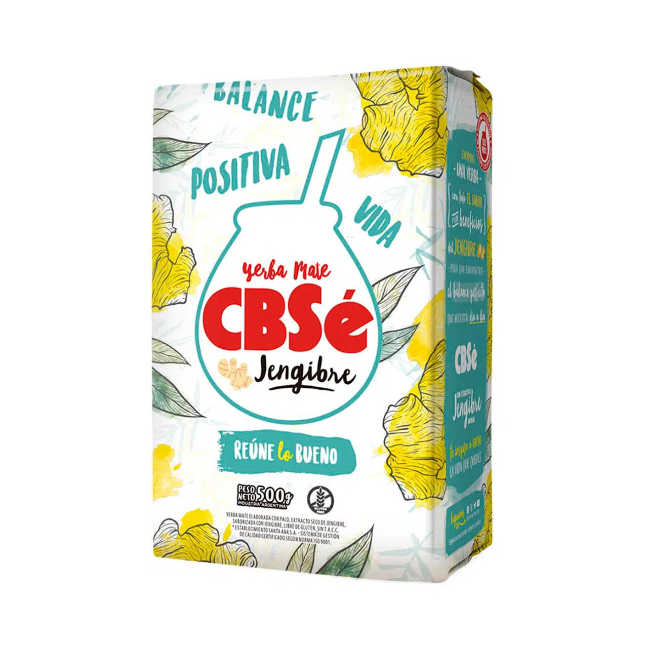 Pampa Direct CBSé Yerba Mate Jengibre, 500 g / 1.1 lb