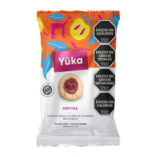 Pampa Direct Yuka Quince Filled Pepitas Gluten-Free Pepas de Membrillo, 150 g / 5.29 oz