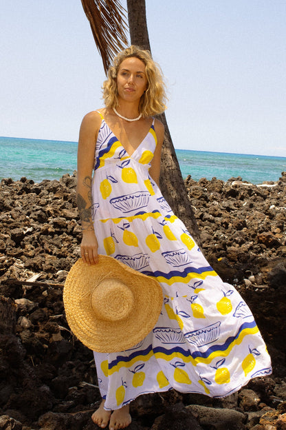 Tiare Hawaii Waikiki Maxi Dress - Amalfi Yellow