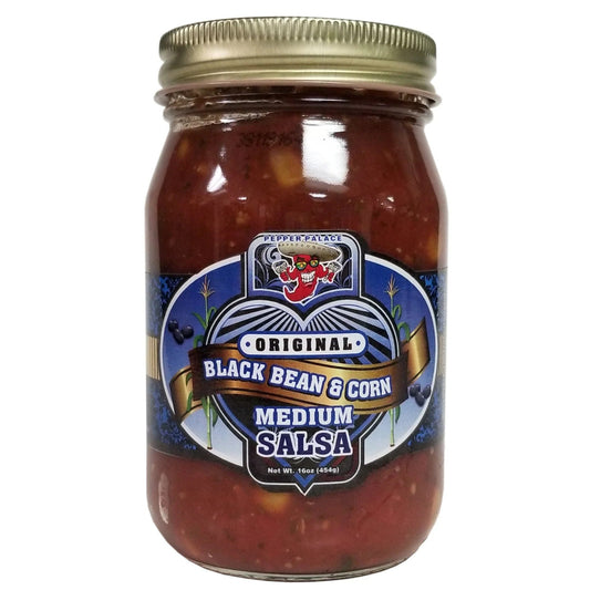 Pepper Palace Original Black Bean and Corn Salsa - Medium