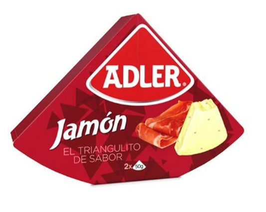 Pampa Direct Queso Adler Jamón Ham Flavored Cheese, 100 g / 3.5 oz