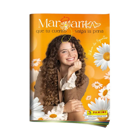 Pampa Direct Panini Margarita Sticker Album 2024, Collectible Figurine Album for Kids and Adults