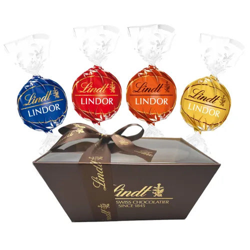 Lindt Chocolate Assorted LINDOR 100-pc Gift Basket