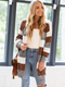 Cupshe Autumn Leaves Open-Front Cardigan (x2)