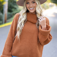 Cupshe Toasty Chunky Knit Turtleneck Sweater (x2)