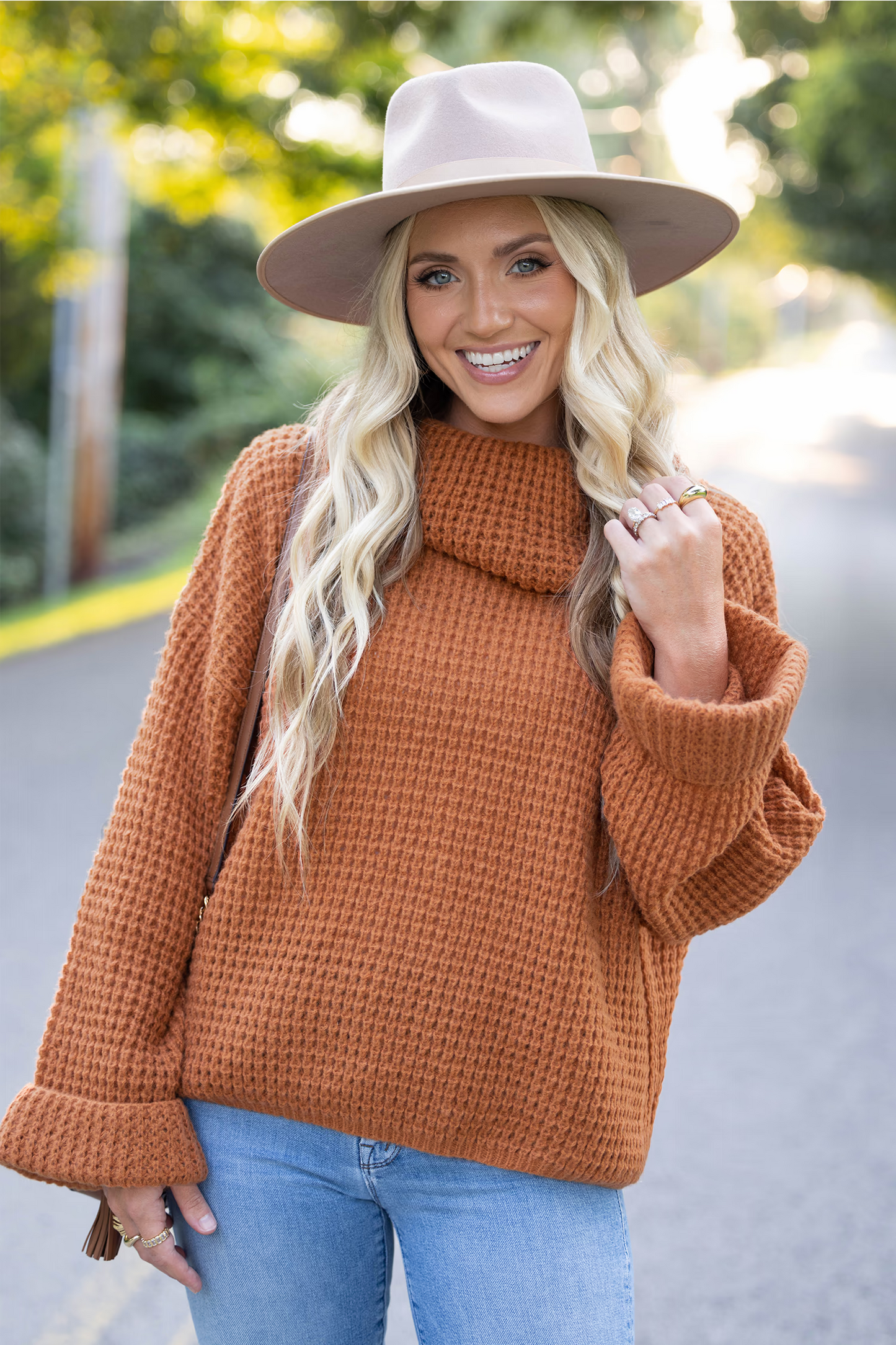 Cupshe Toasty Chunky Knit Turtleneck Sweater (x2)