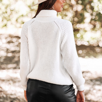 Cupshe Rib Turtleneck Sweater (x2)