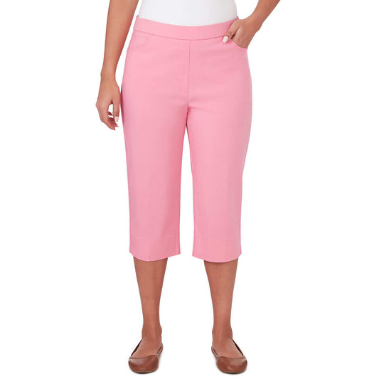 Alfred Dunner Women's Miami Clamdigger Pull-On Pant