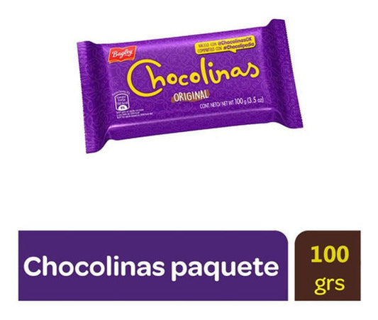 Pampa Direct Chocolinas Traditional Chocolate Cookies, Perfect for Cakes with Dulce de Leche Chocotorta, 100 g / 3.52 oz (pack of 3)