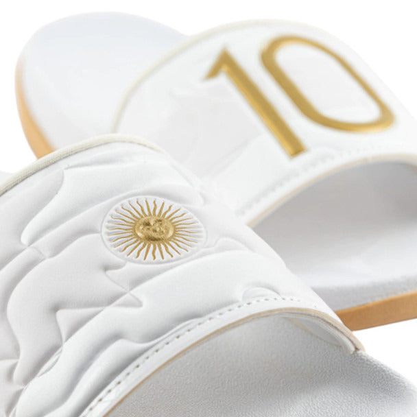 Pampa Direct Bagunza White Sandals Flip Flops ARG10 Ojotas Chancletas Sandalias Selección Argentina, Selección Nacional