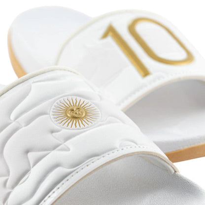Pampa Direct Bagunza White Sandals Flip Flops ARG10 Ojotas Chancletas Sandalias Selección Argentina, Selección Nacional