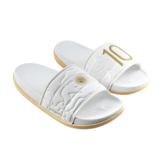 Pampa Direct Bagunza White Sandals Flip Flops ARG10 Ojotas Chancletas Sandalias Selección Argentina, Selección Nacional
