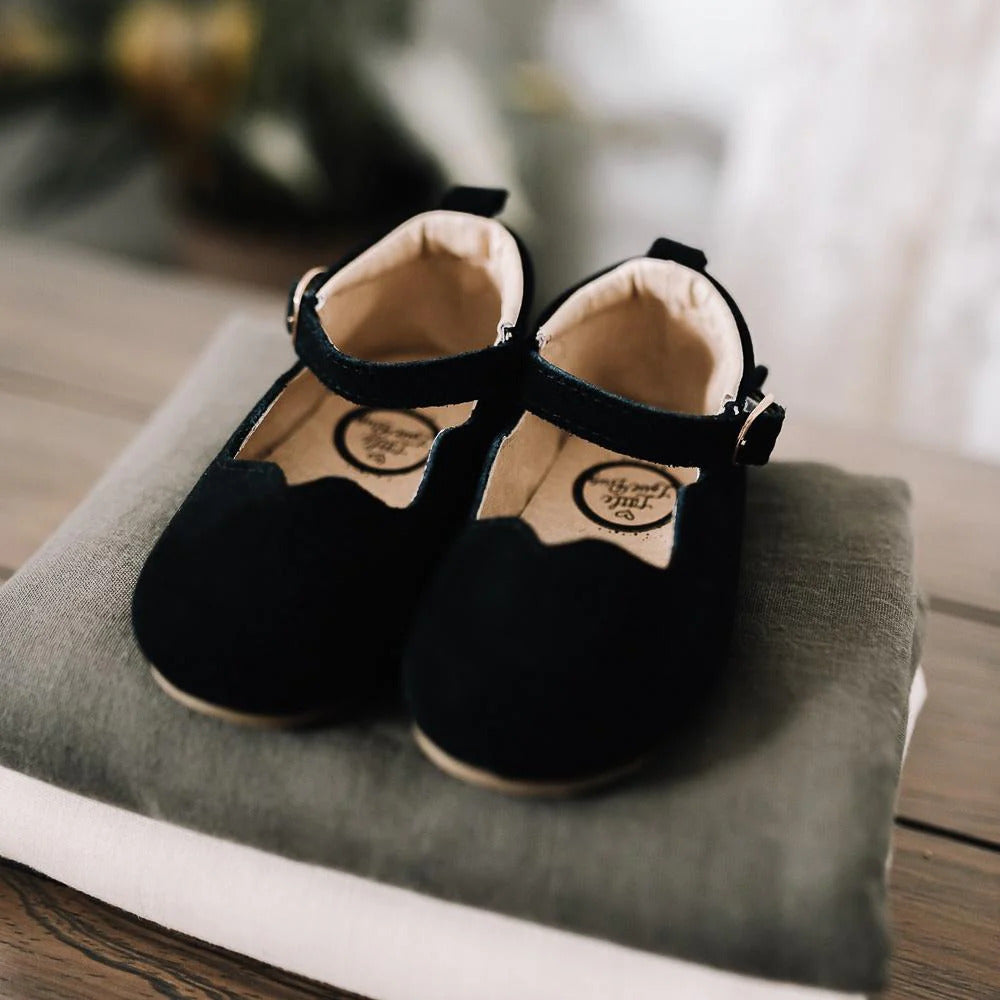 Little Love Bug Co. Black Suede Olivia