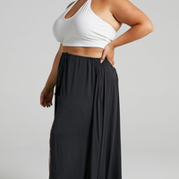 Showpo Under The Twilight Maxi Skirt - Thigh Split Skirt