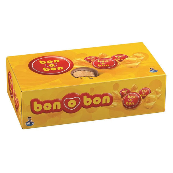 Pampa Direct Bon o Bon Traditional Chocolate Bite Filled With Peanut Butter from Argentina Box of 30 Bites, 450 g / 15.9 oz (complete box)