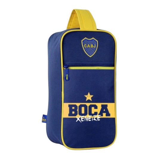Pampa Direct Boca Juniors Official Soccer Boot Bag, 35cm x 18cm x 14cm / 13.8in x 7.1in x 5.5in