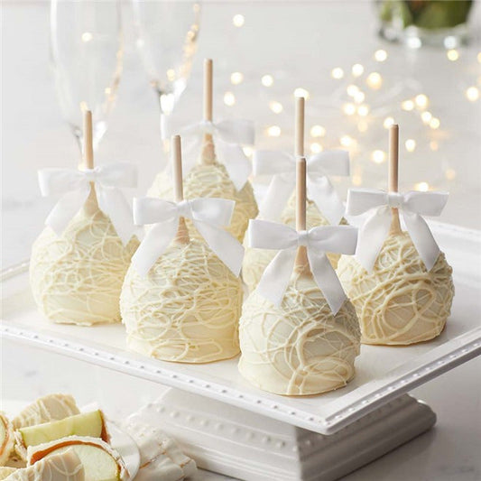 Mrs Prindables White Chocolate Bride Caramel Apple 12-Pack