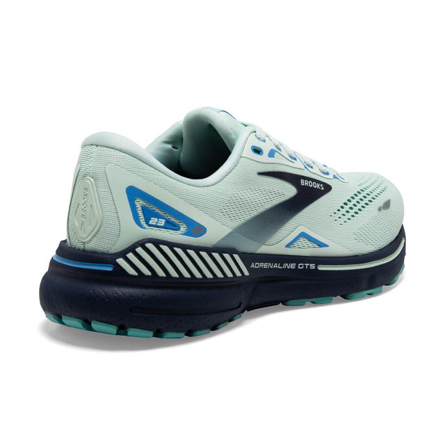 Brooks Women's Adrenaline GTS 23 Crystal Blue Glass/Nile Blue/Marina