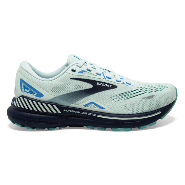 Brooks Women's Adrenaline GTS 23 Crystal Blue Glass/Nile Blue/Marina