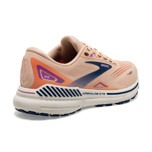 Brooks Women's Adrenaline GTS 23 Apricot/Estate Blue/Orchid