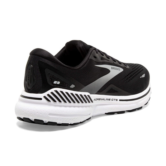 Brooks Men's Adrenaline GTS 23 Black/White/Silver