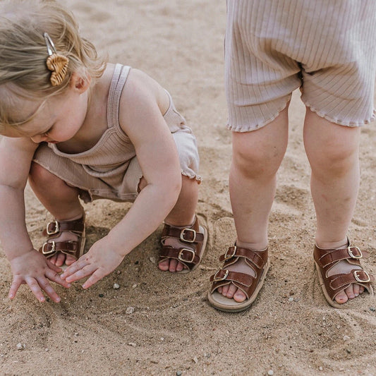 Little Love Bug Co. Brown Charley Sandal