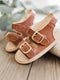 Little Love Bug Co. Brown Charley Sandal