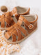 Little Love Bug Co. Brown Closed Toe Sandal