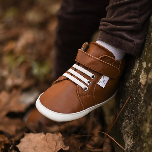 Little Love Bug Co. Brown High Top