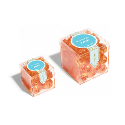 Sugarfina But First, Rosé Roses Gummy - Candy Cube