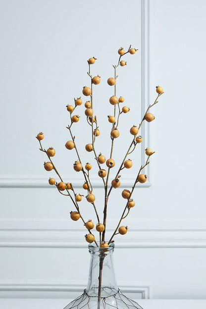 Decorator's Warehouse 30” Butternut Pomegranate Christmas Spray (Weather Resistant)