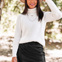 Cupshe Rib Turtleneck Sweater (x2)