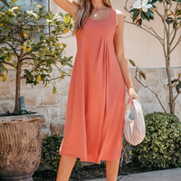 Cupshe Coral Midi Dress(x2)