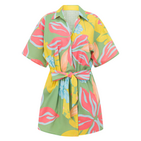 Sabo Skirt Alannah Wrap Dress - Calypso Scarf