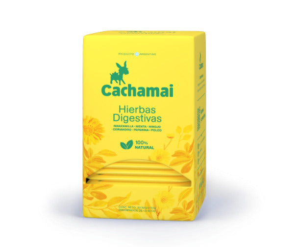 Pampa Direct Cachamai Digestive Hebal Mix Tea Bags Ideal for After Meals, 20 tea bags