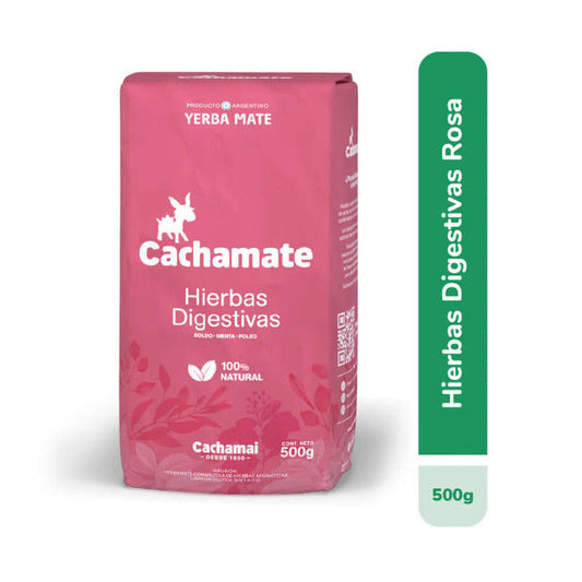 Pampa Direct Cachamai Cachamate Yerba Mate Mixed Herbs Boldo, Mint & Pennyroyal, 500 g / 1.1 lb