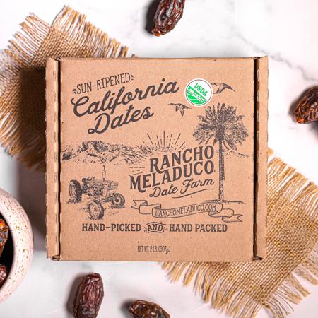 Dorothy Lane Rancho Meladuco Organic Sun-Ripened Dates 1-lb Gift Box