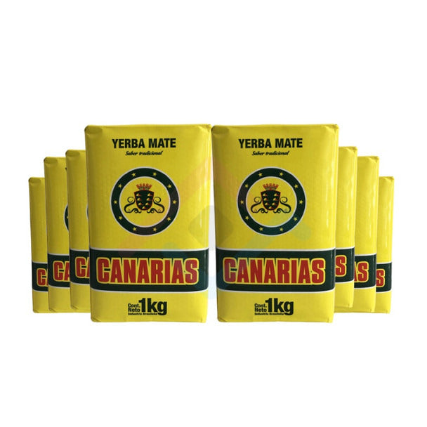 Pampa Direct Canarias Yerba Mate Traditional Uruguay Yerba, 1 kg / 2.2 lb (pack of 8)