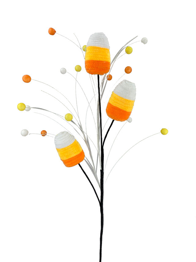 Decorator's Warehouse 29” Chenille Candy Corn Spray