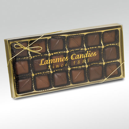 Lammes Candies Chocolate Caramels, 18 Piece